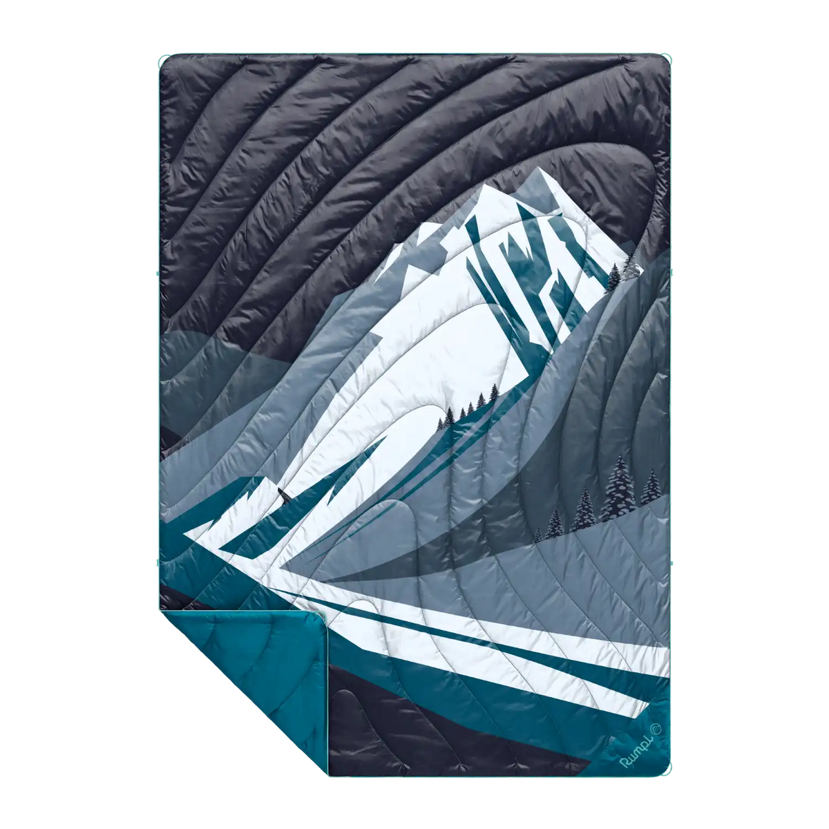 Original Puffy Blanket - Midnight Mountain Peak
