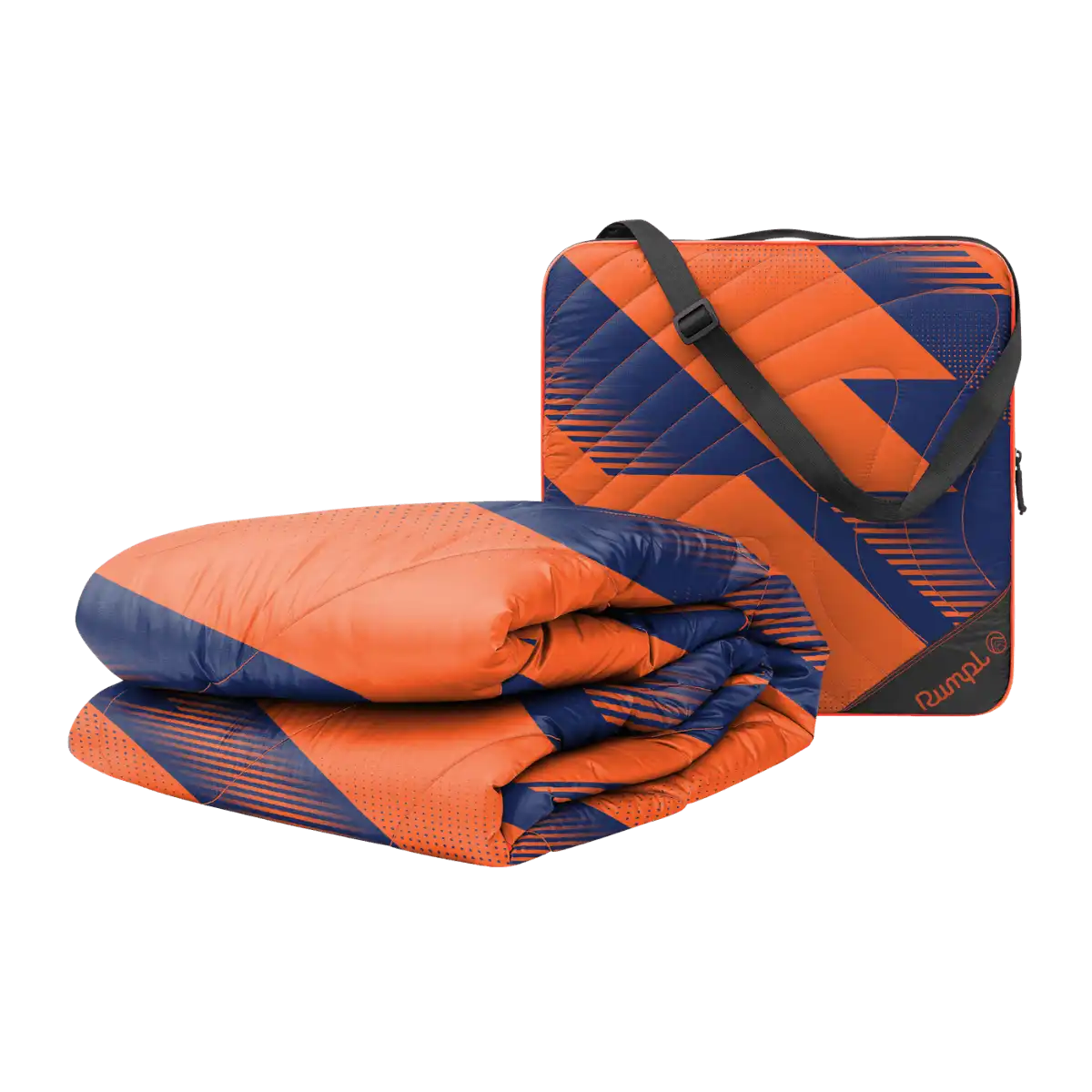 Gametime Puffy Blanket - Blue / Orange