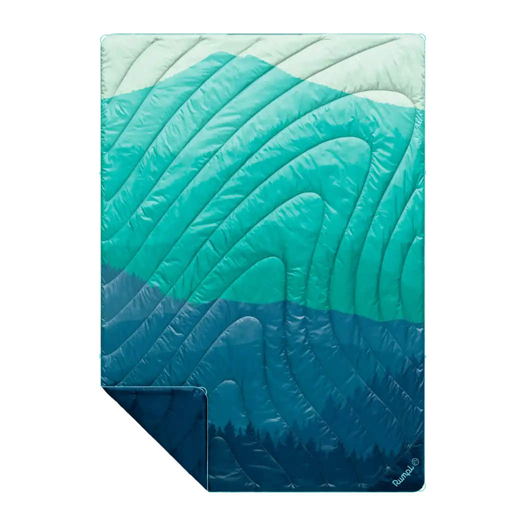 Original Puffy Blanket - Seascape Ridge Mountains - Custom