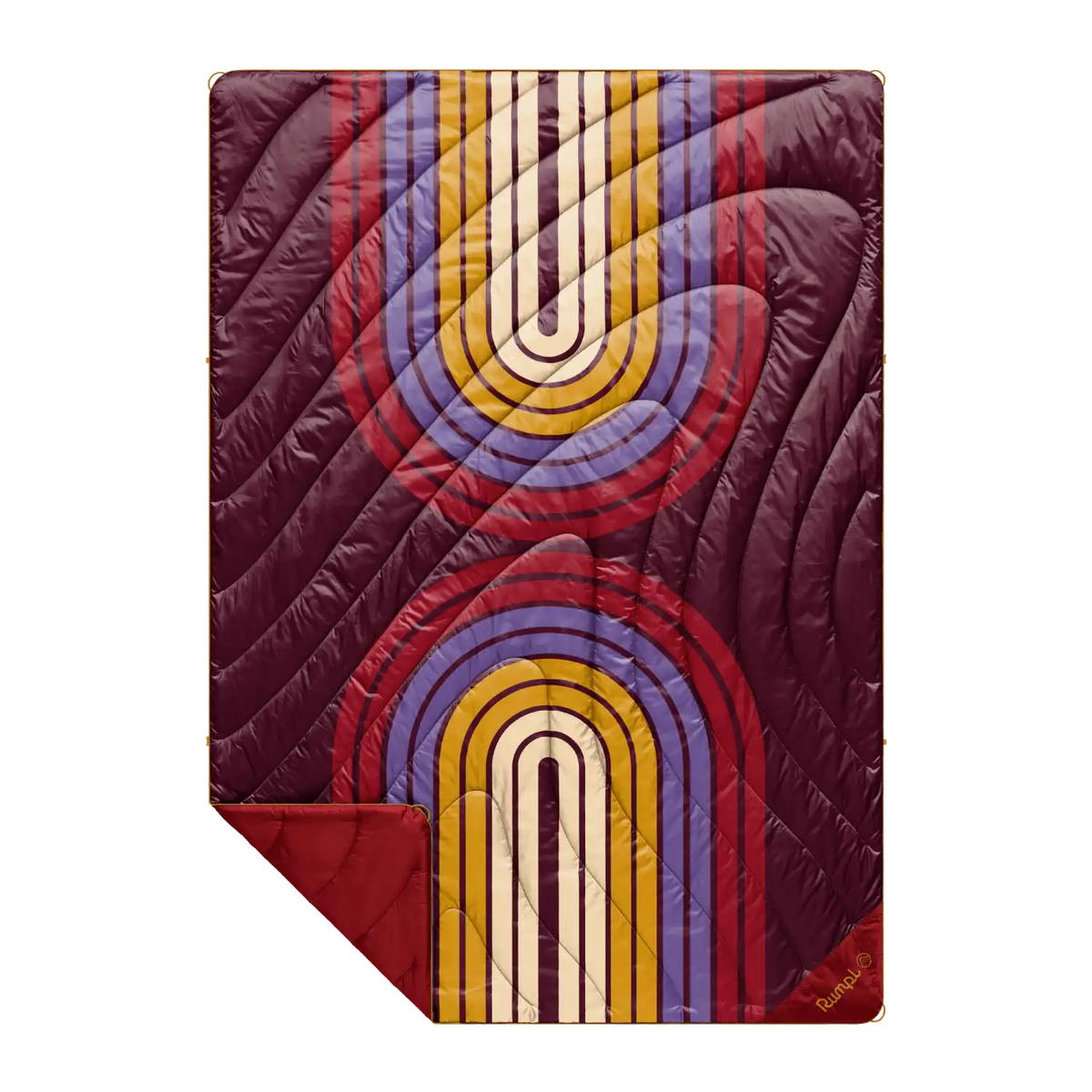 Original Puffy Blanket - Fig Retro Reflection