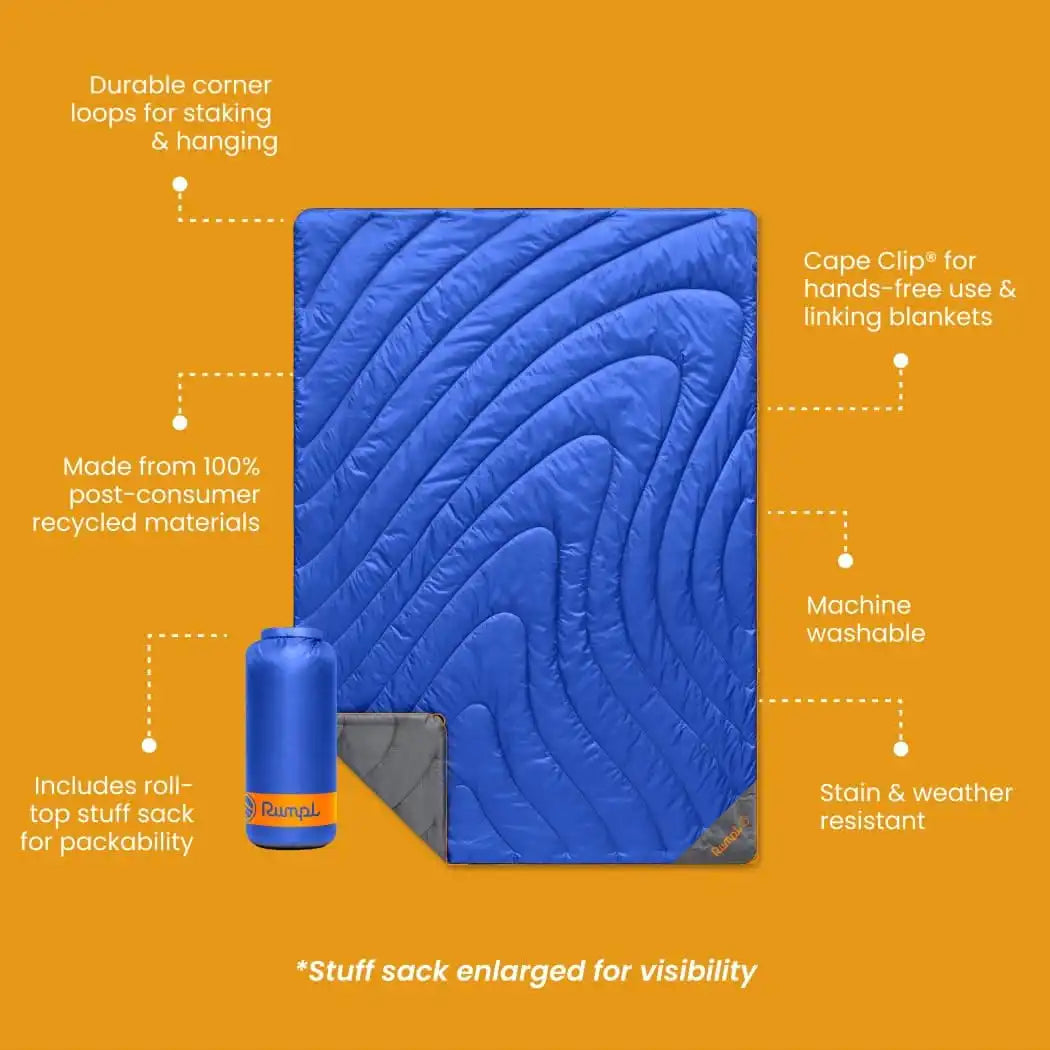 Original Puffy Blanket - Burning Blue - Custom