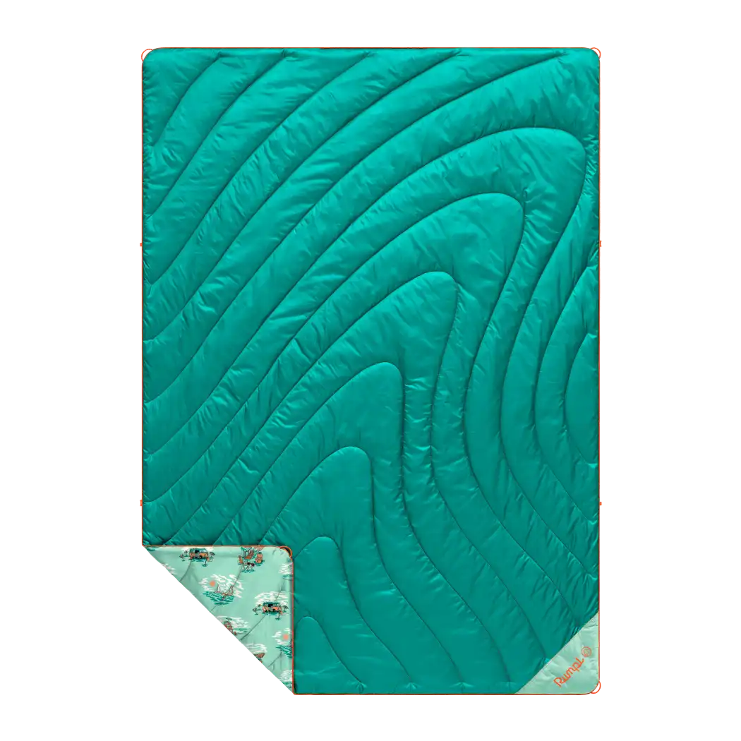 Original Puffy Blanket - Aqua Outer Banks